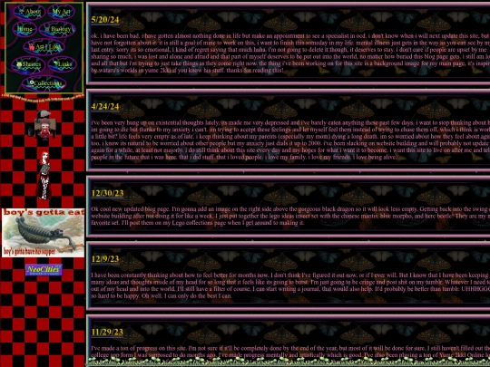blog screenshot