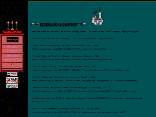 bibliography screenshot