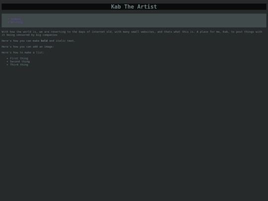 index screenshot