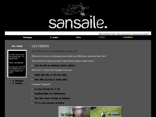 videos screenshot