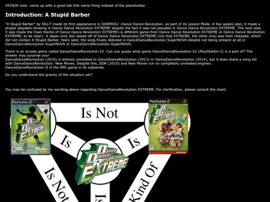rambling/dancedancerevolution screenshot