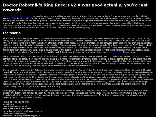 rambling/ringracersv20 screenshot