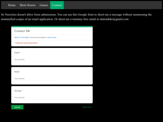 contact screenshot