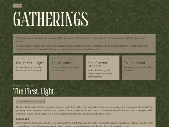 gatherings screenshot