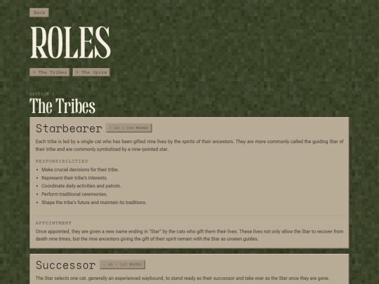roles screenshot