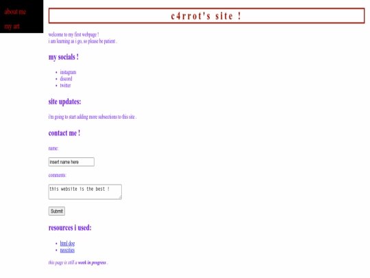 index screenshot