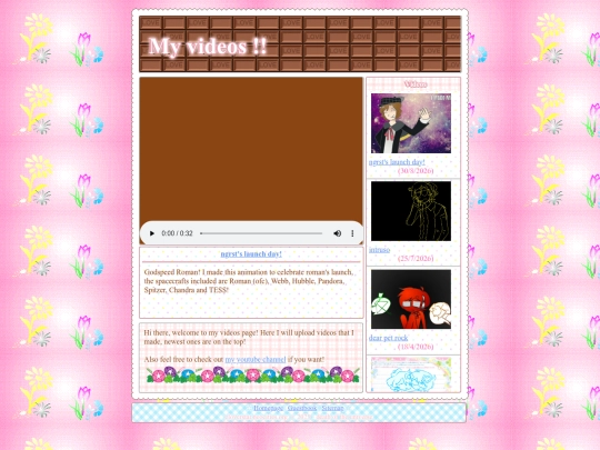 videos screenshot