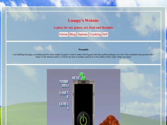 games screenshot