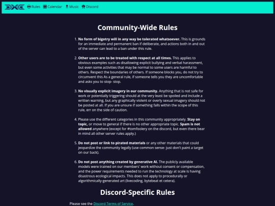 rules screenshot