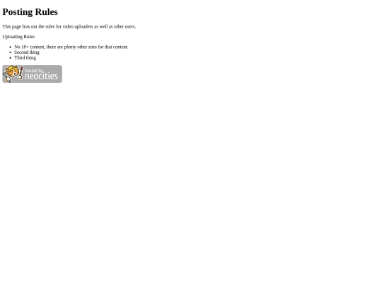 rules screenshot