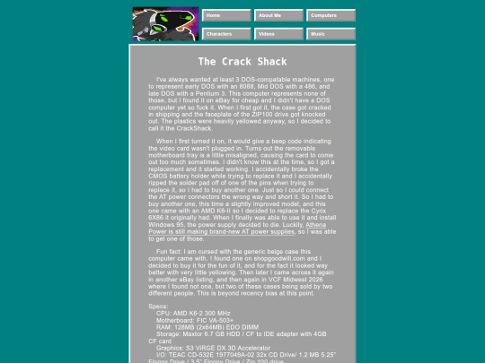 comps/crackshack screenshot