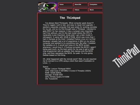 comps/thinkpad screenshot
