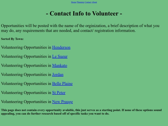 Contact screenshot