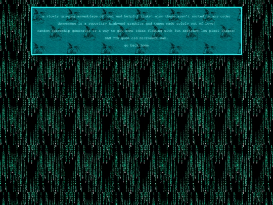 links screenshot