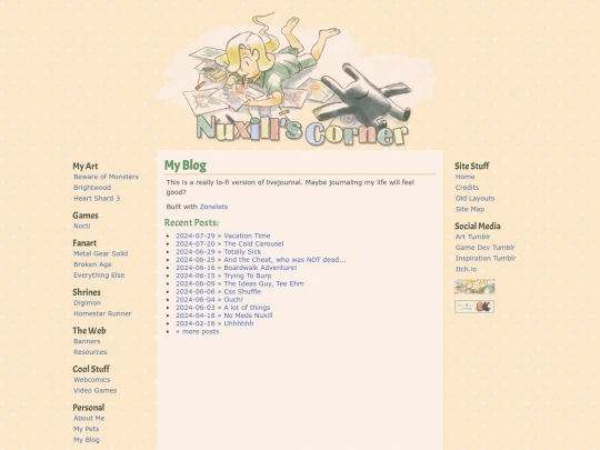 blog screenshot