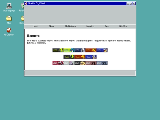 digimon/banners screenshot