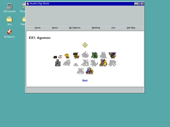 digimon/mydigi/agu-ex screenshot