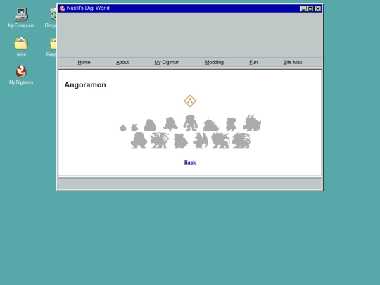 digimon/mydigi/angora screenshot