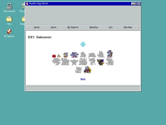 digimon/mydigi/gabu-ex screenshot