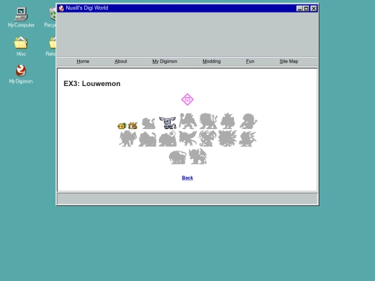 digimon/mydigi/louwe-ex screenshot