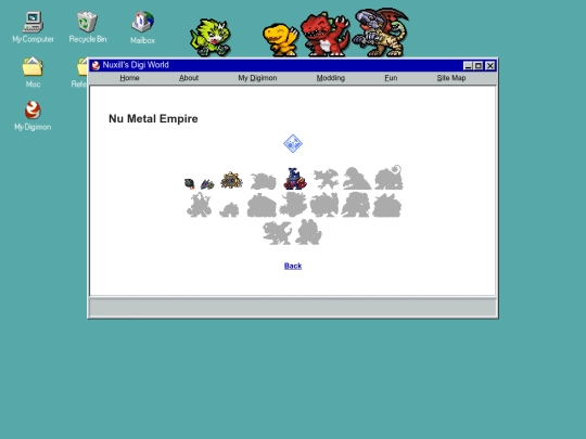 digimon/mydigi/nme screenshot
