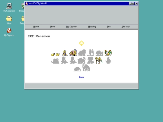 digimon/mydigi/rena-ex screenshot
