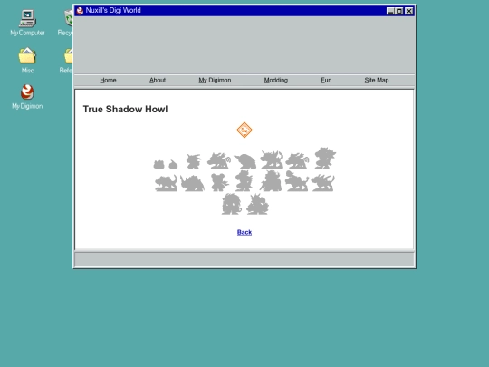 digimon/mydigi/tsh screenshot