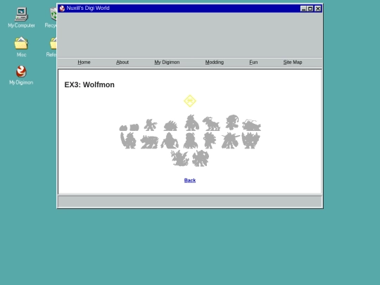 digimon/mydigi/wolf-ex screenshot