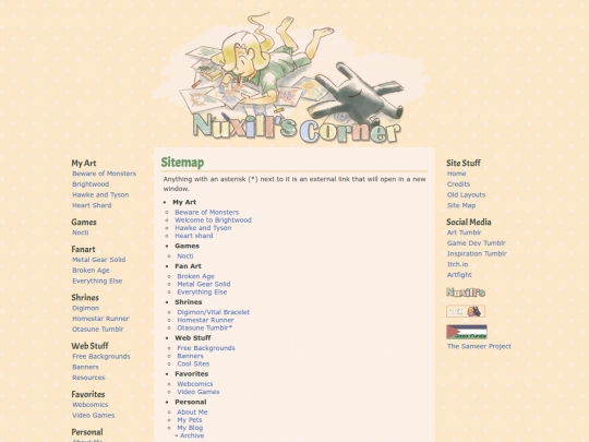 sitemap screenshot