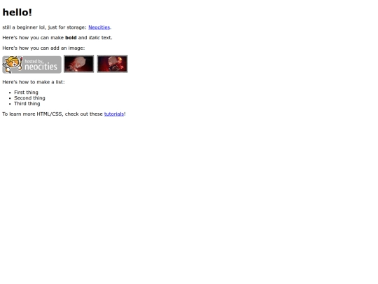 index screenshot