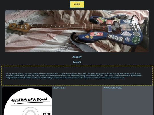 Alter Pages/Johnny screenshot