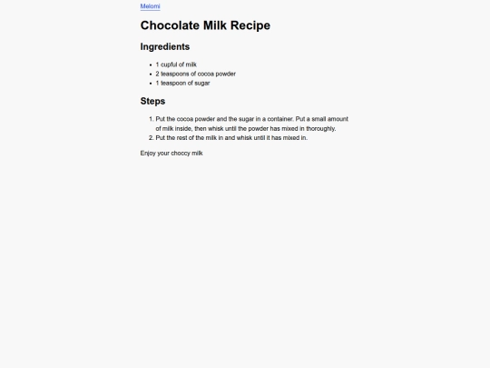 choccymilk screenshot
