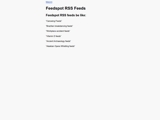 rss/feedspot screenshot