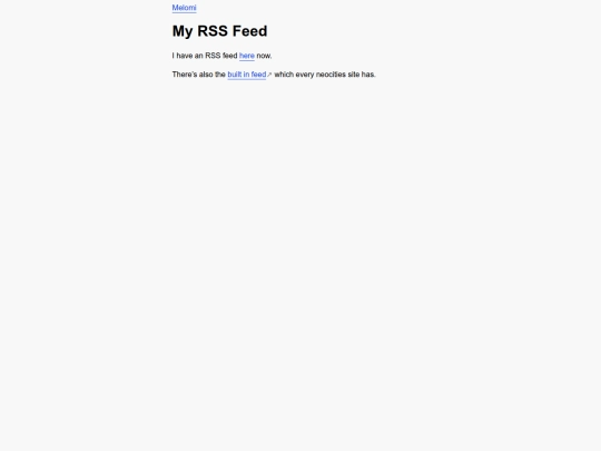rss/myfeed screenshot
