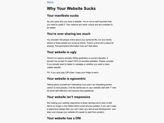 yourwebsitesucks screenshot