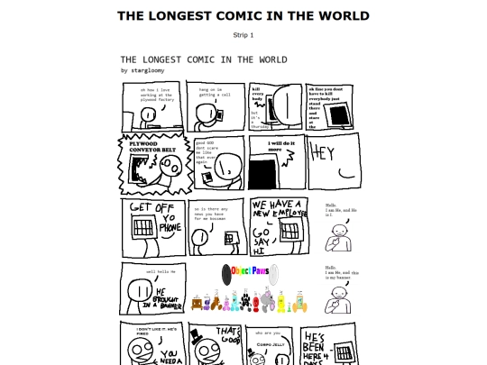 longestcomic/1 screenshot