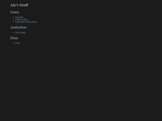 index screenshot