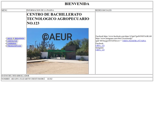 BIENVENIDA screenshot