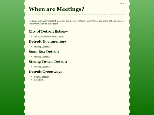 meetings screenshot