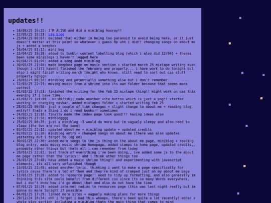 general/updates screenshot