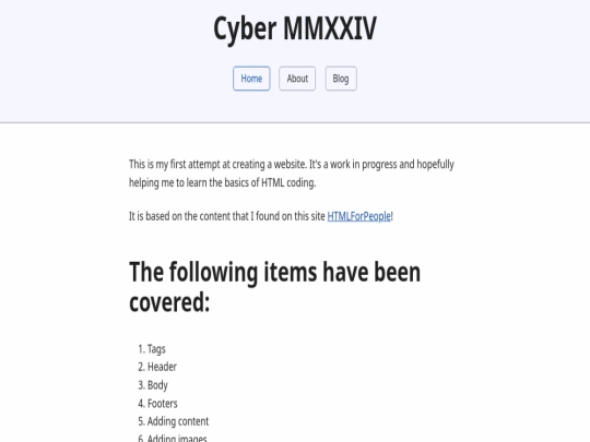 index screenshot