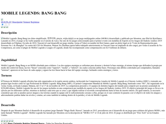 paginas/Mobile Legends Bang Bang/MobileLegendsBangBang screenshot