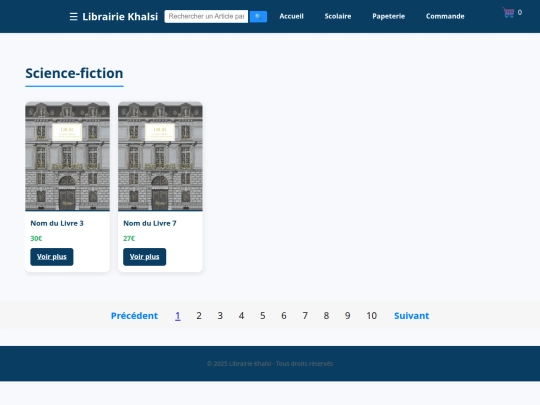 category-scifi-new page screenshot