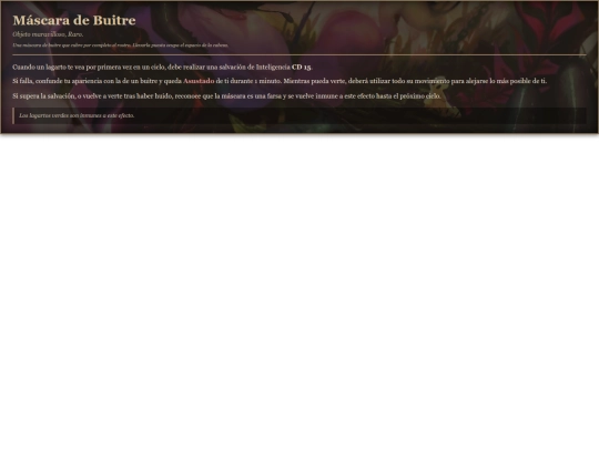 Máscara de Buitre screenshot