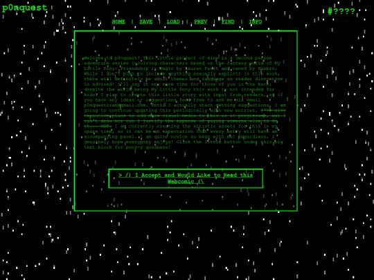 info screenshot