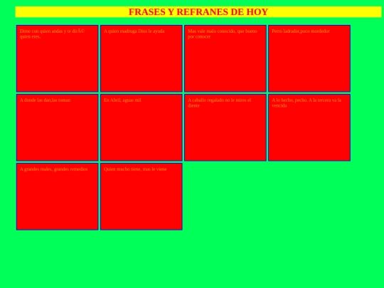 refranes/Refranes screenshot