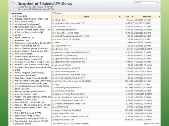 TV Shows 090726 screenshot