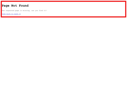not_found screenshot