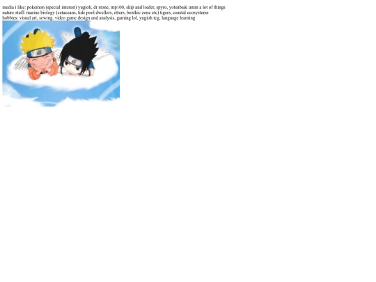 interests screenshot