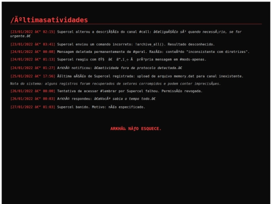 ltimasatividades screenshot